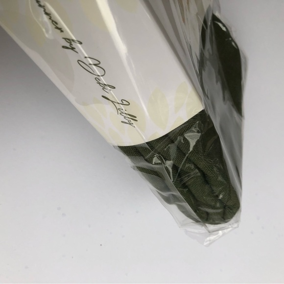 Debi Lilly Harvest Table Runner 15x96” Bronze Green New Fall Thanksgiving - Picture 8 of 14